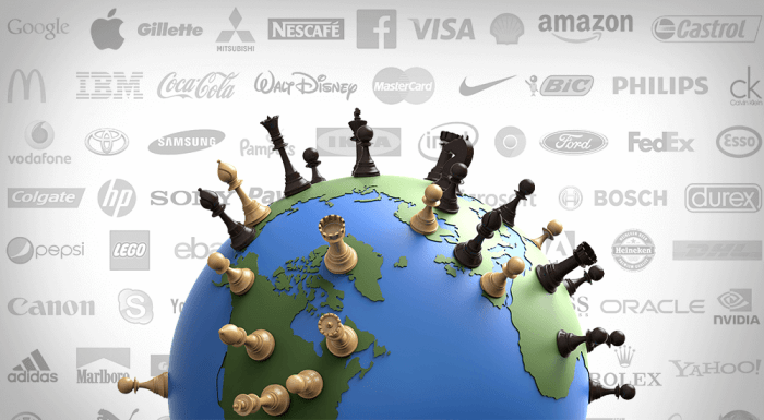 Global brand branding strategy local working